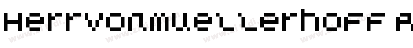 HerrVonMuellerhoff R字体转换
